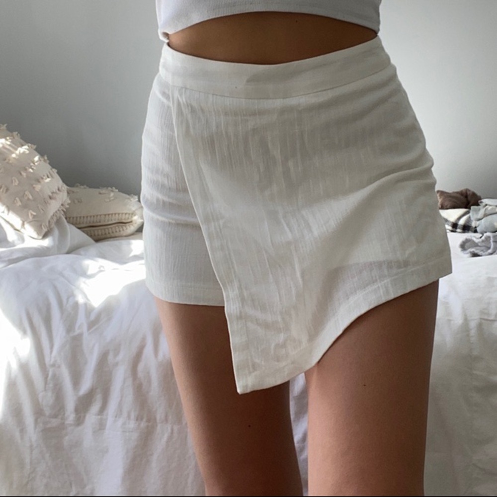 Linen-like Skort